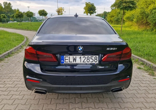 BMW Seria 5 cena 142900 przebieg: 125000, rok produkcji 2019 z Kcynia małe 596
